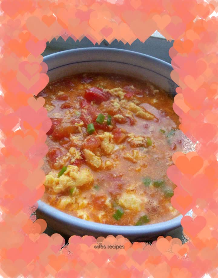 Tomato and Egg Drop Soup