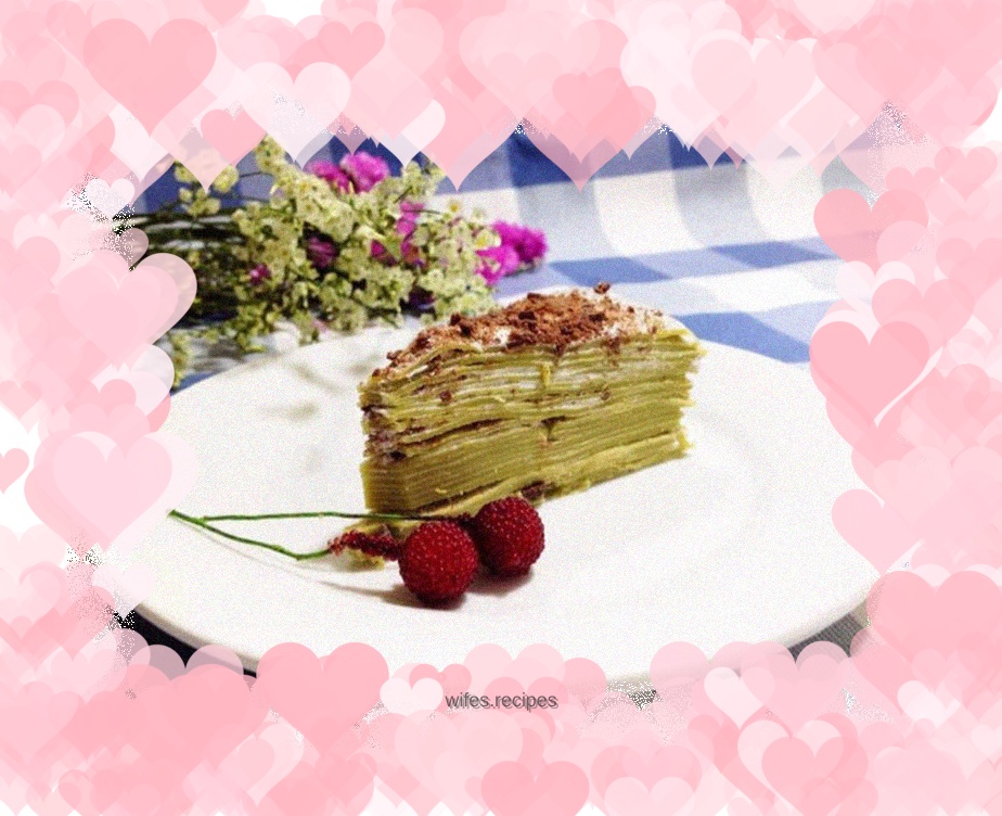 Matcha Thousand Layer Cake