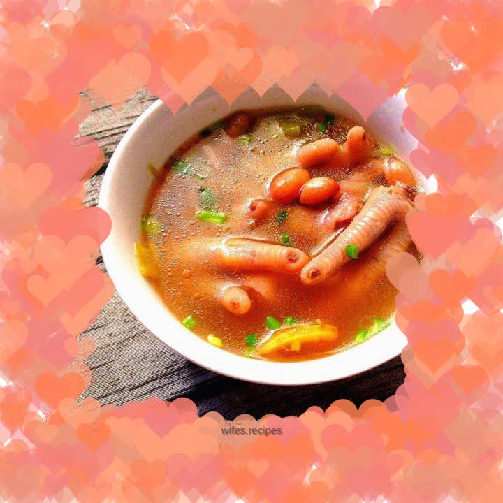 Peanut Chicken Feet Soup