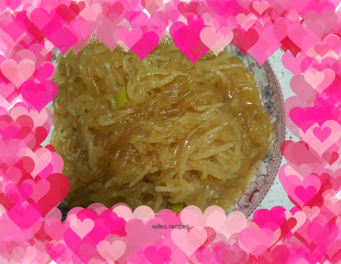 Stir-fried pickled radish noodles