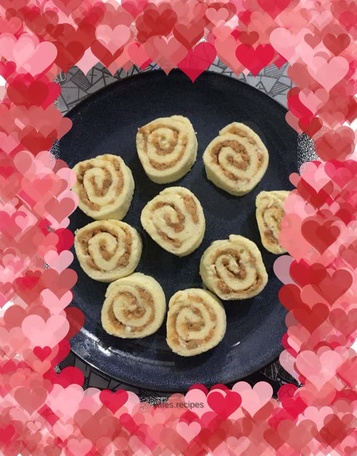 Homemade meat floss cake rolls