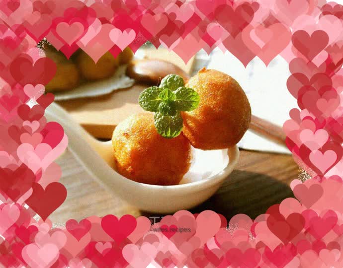 Fried sweet potato balls