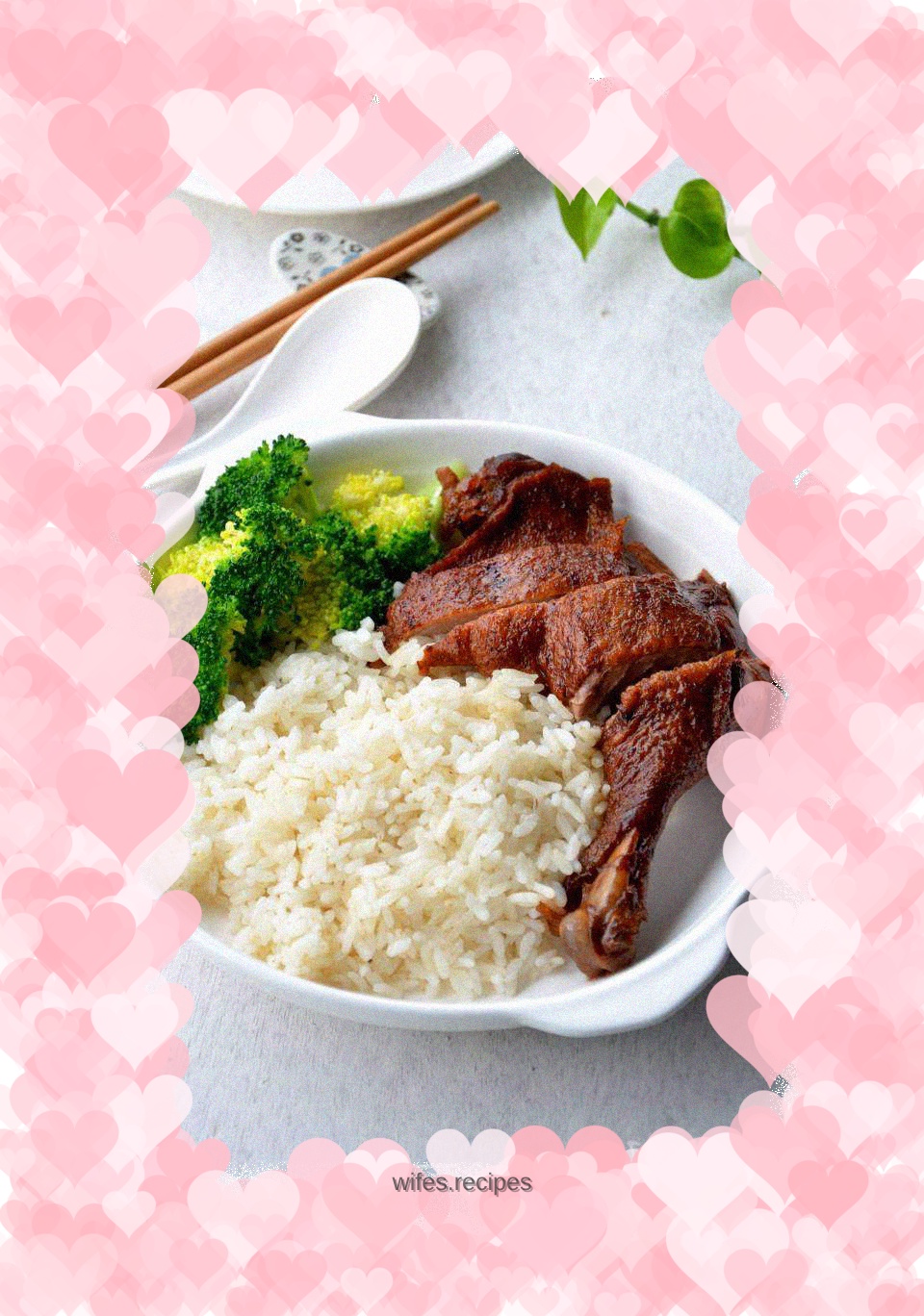 Braised duck rice