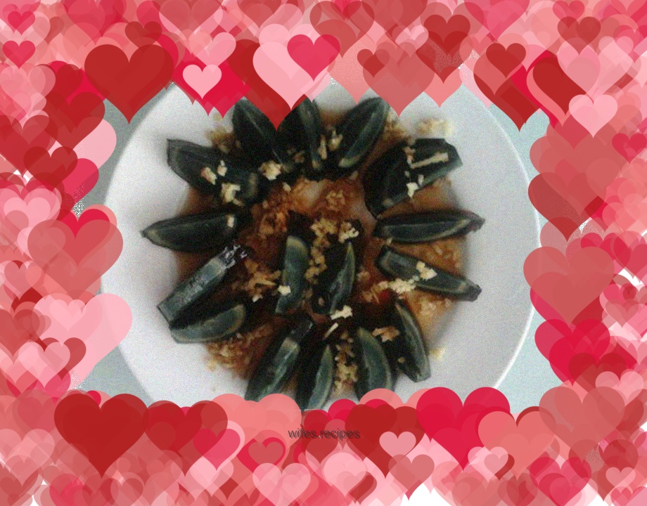 Minced ginger and preserved eggs