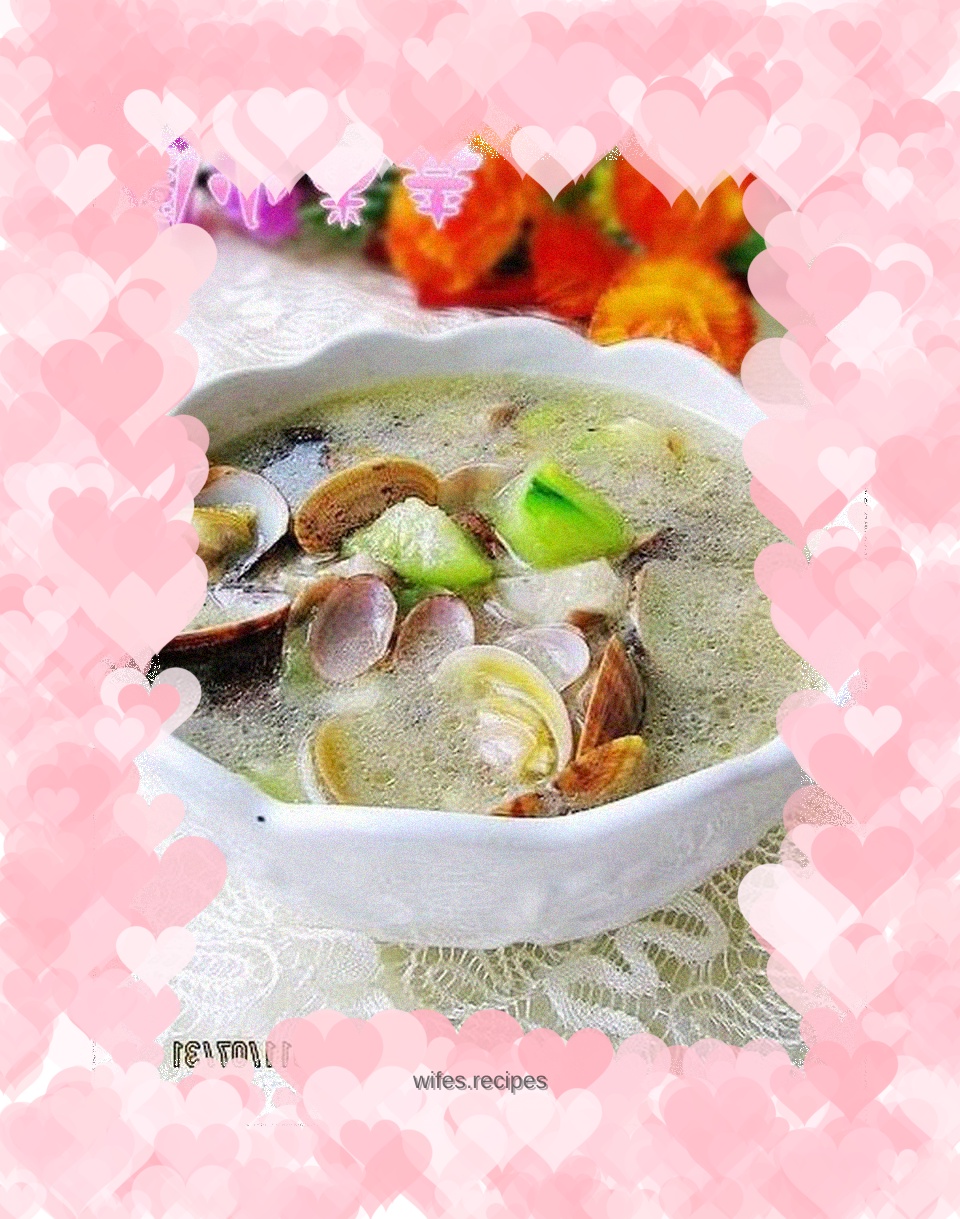 Luffa and Clam Soup