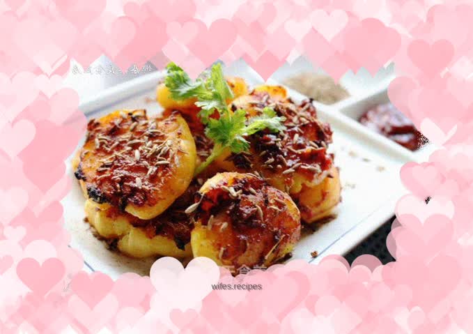 Roasted baby potatoes