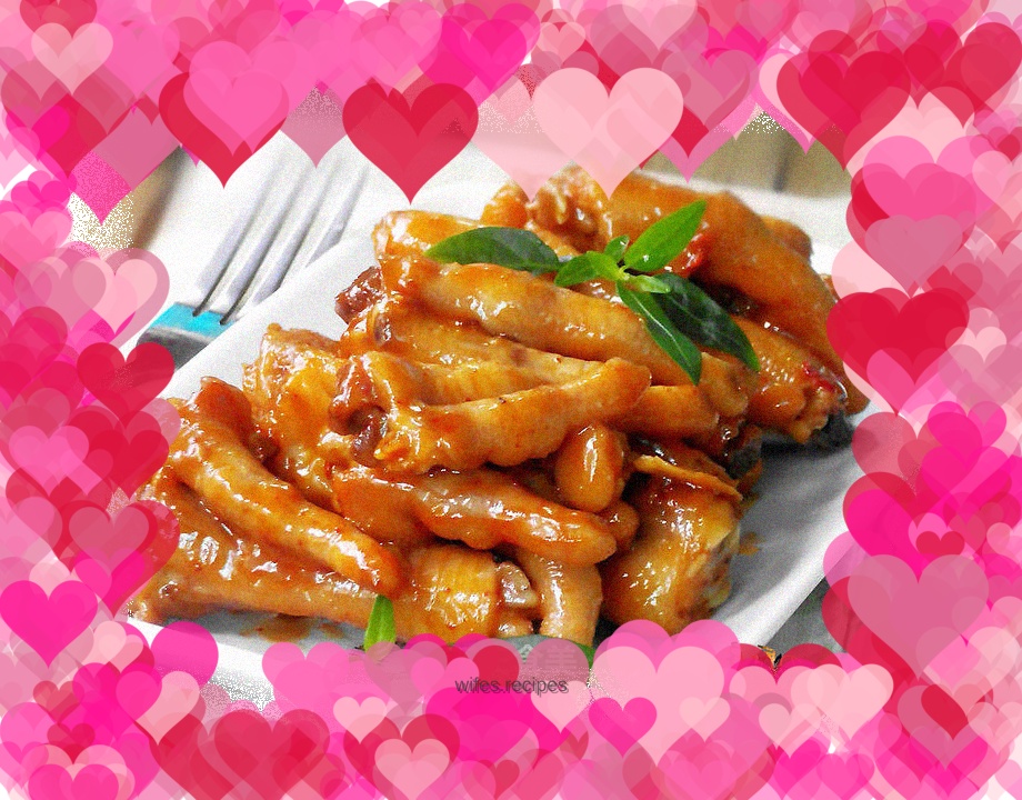 Braised chicken feet with soy sauce
