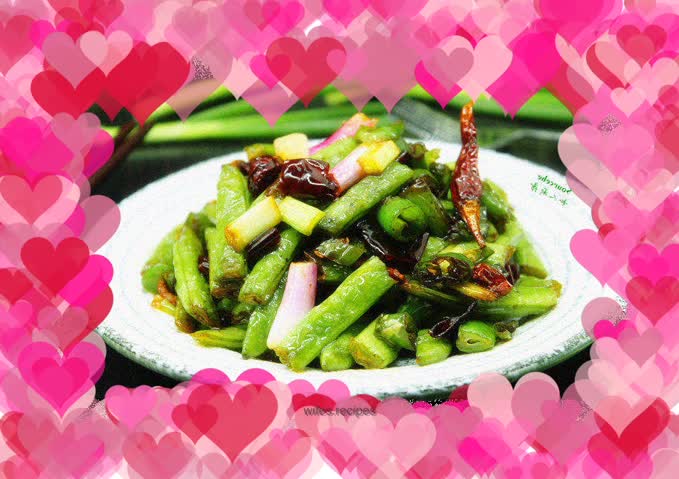 Stir-fried green beans