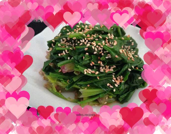 Salad - sesame spinach