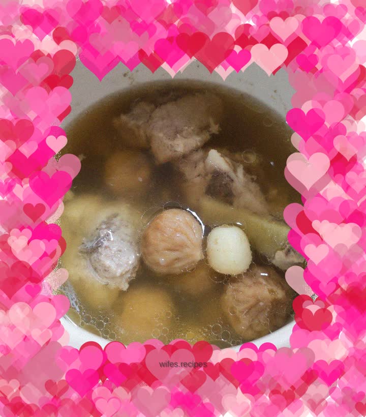 Stewed Dragon Bones with Lotus Seeds and Figs