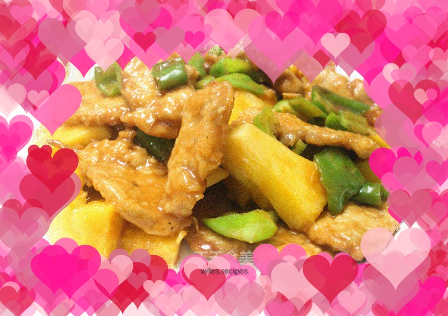 Pineapple Ancient Meat Sweet and Sour Pork Sweet and Sour Delicious