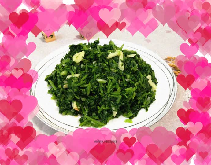 Garlic radish tassels