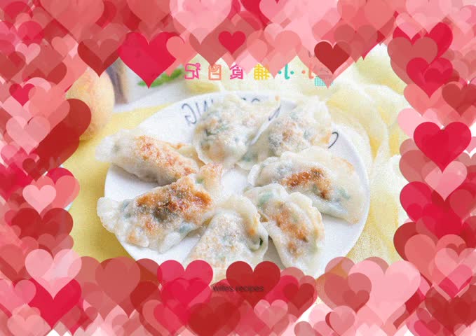 Pan-fried three-fresh dumplings as complementary food for 12 months and above