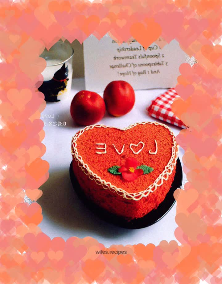 6-inch red velvet cake