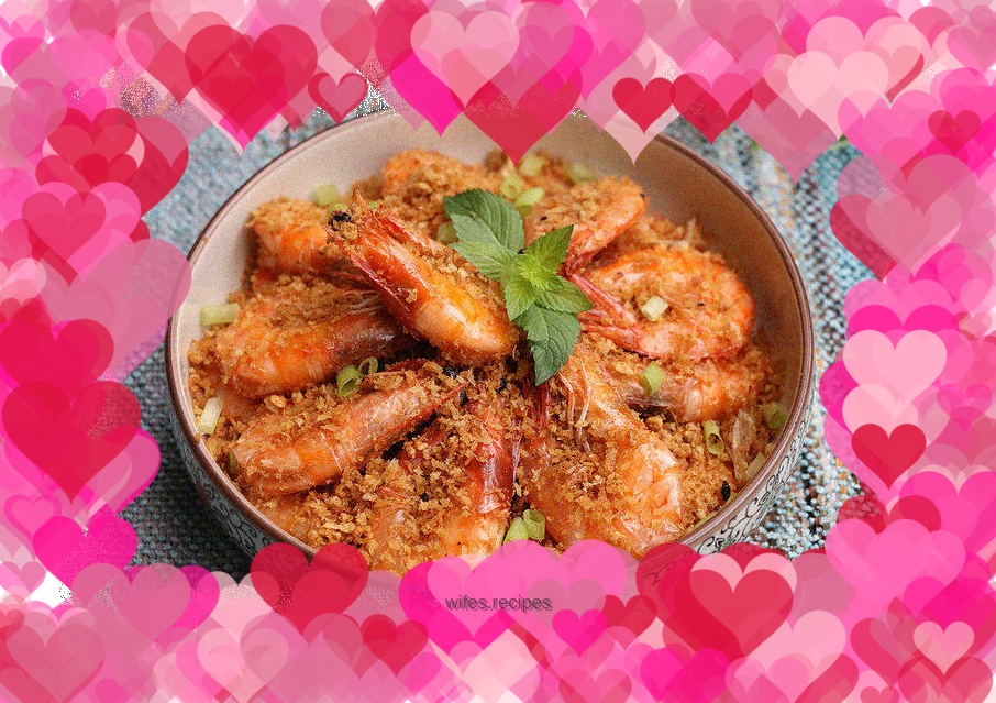 Stir-fried shrimp in typhoon shelter