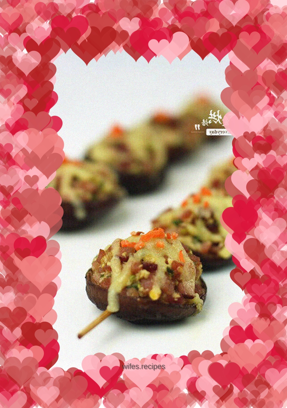 Grilled Mushroom Skewers with Cheese