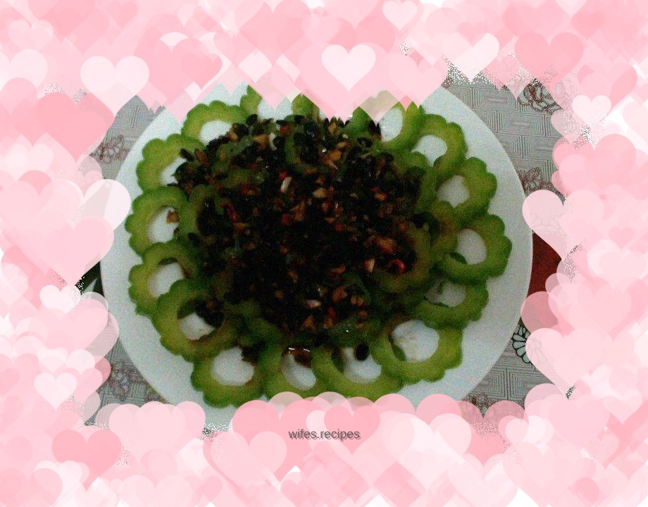 Bitter Melon Mixed with Black Bean Sauce