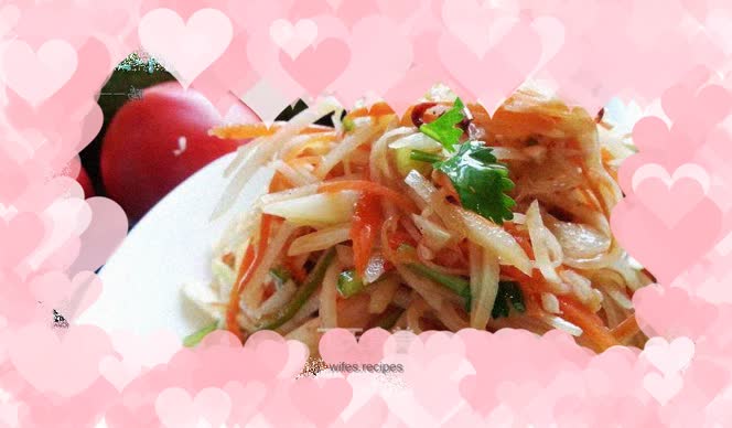 Three shredded salads! Refreshing summer dish