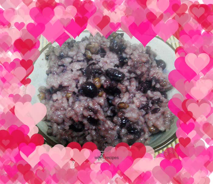 Red beans and black rice