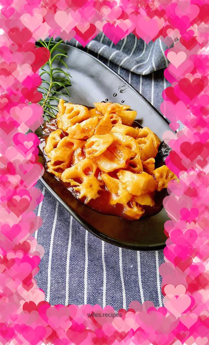 Sweet and sour lotus root