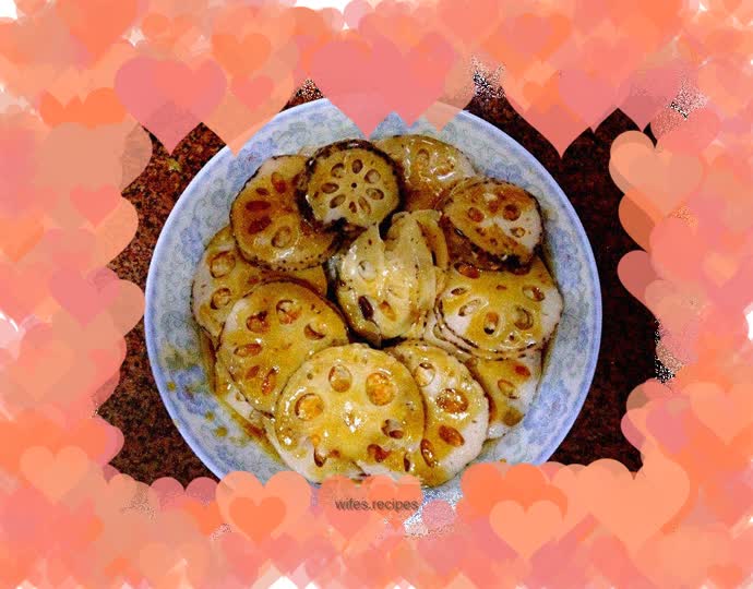 Steamed lotus root cake