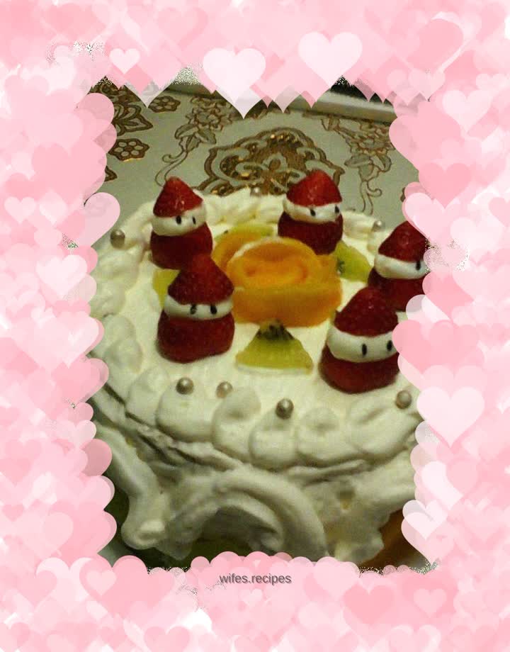 Christmas Snow Baby Cake