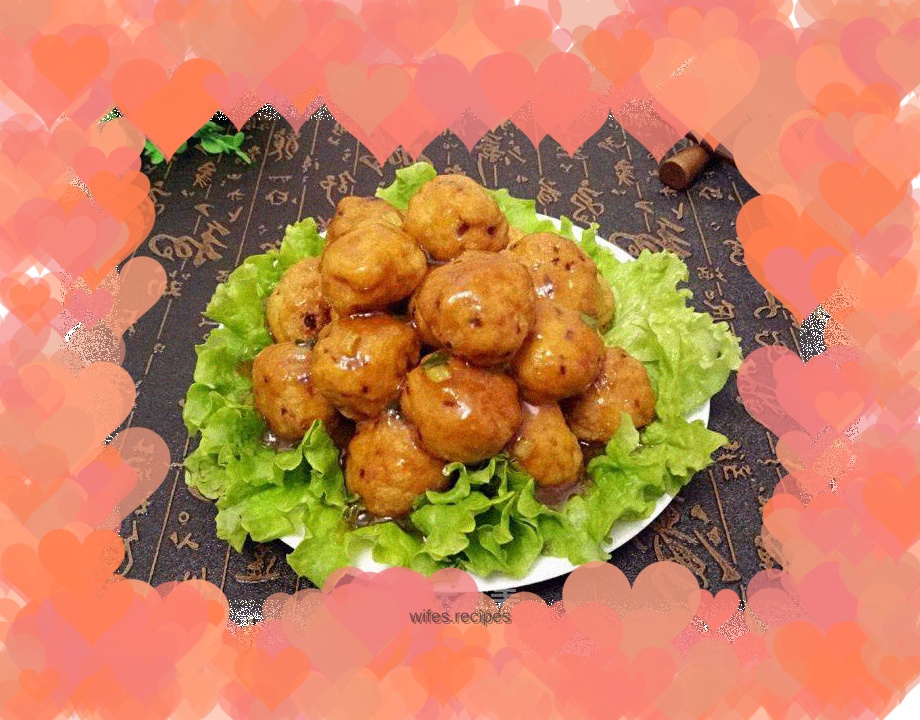 Burnt Tofu Meatballs