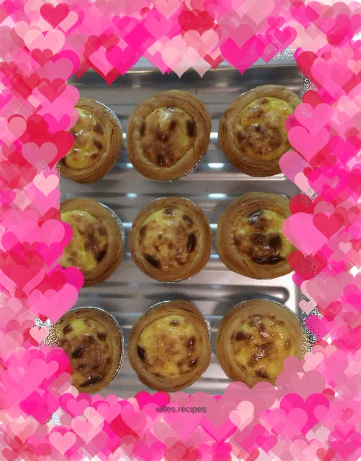 Baked egg tart
