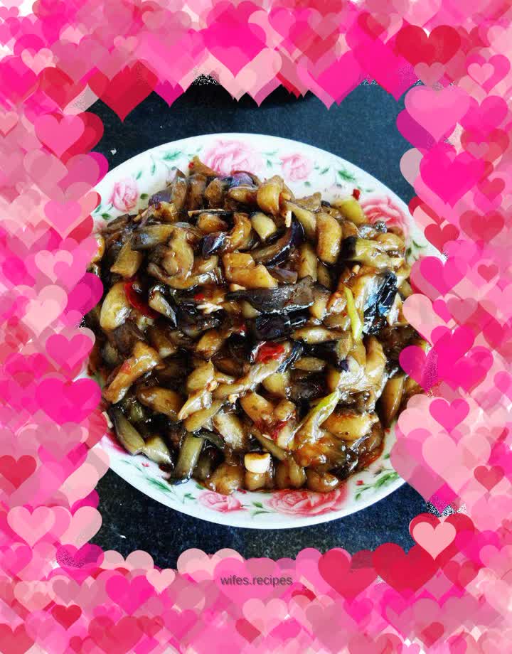 Spicy eggplant strips