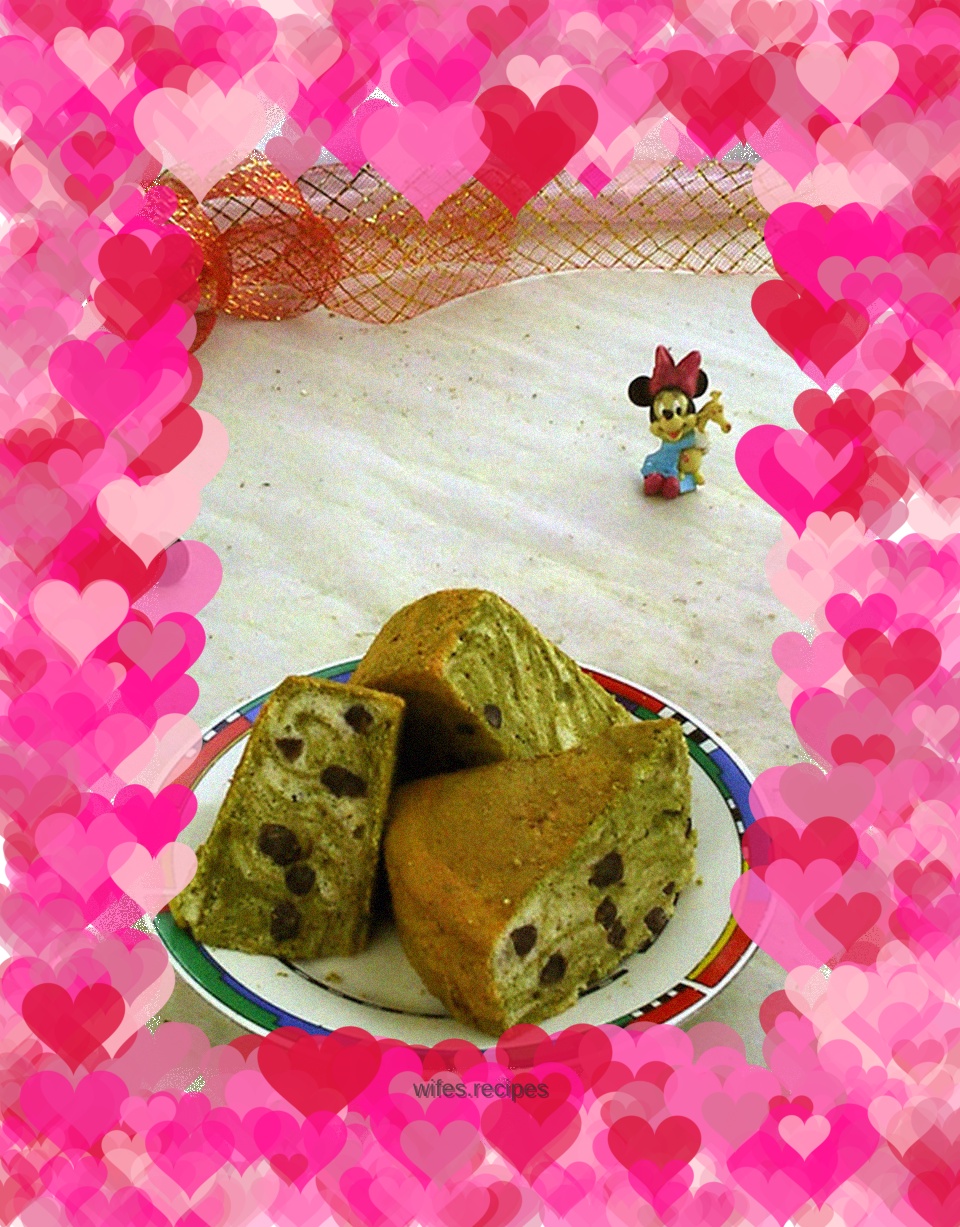 Marble Matcha Honey Cake