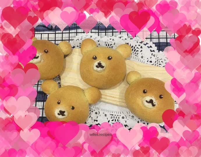 Little Bear Bean Paste Bread