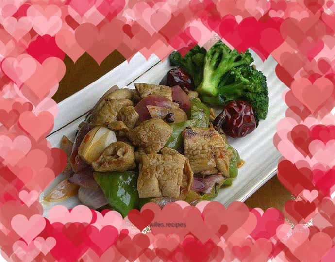 Stir-fried large intestine