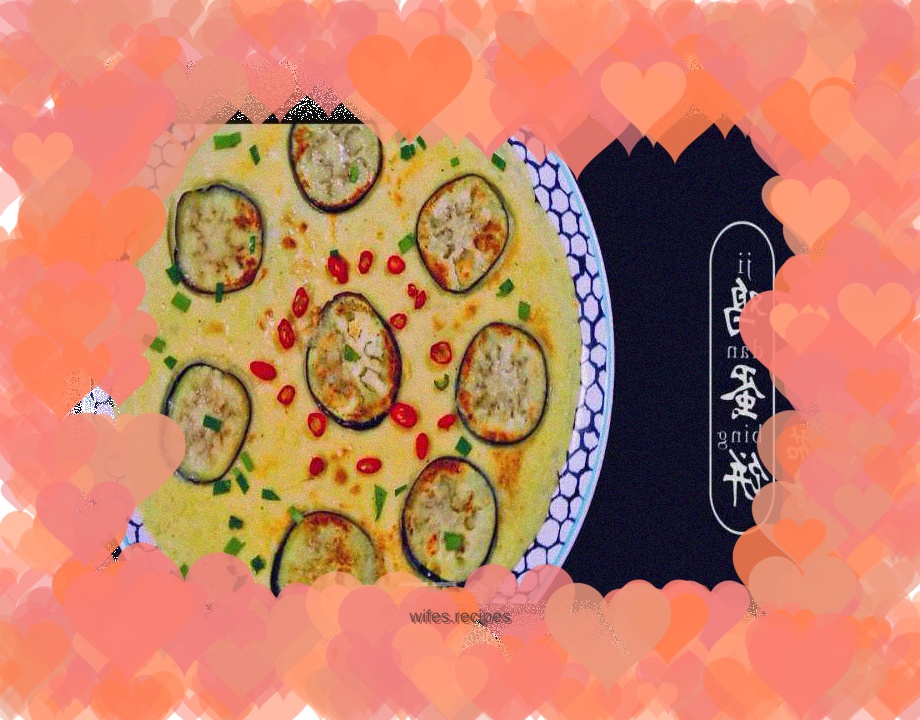 Eggplant egg pancake