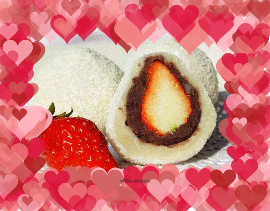 Afternoon refreshment - Strawberry Daifuku