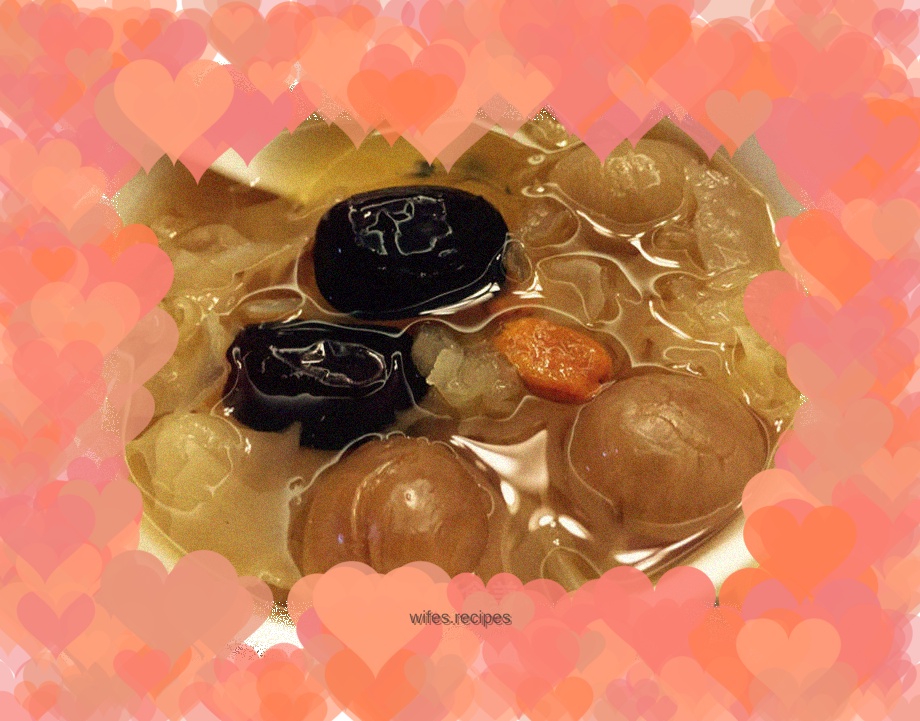 Red Dates, Longan and Tremella Lung Candy