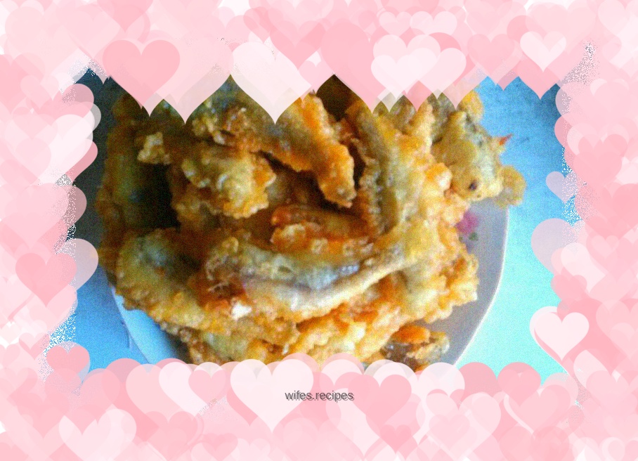 Fried yellow croaker