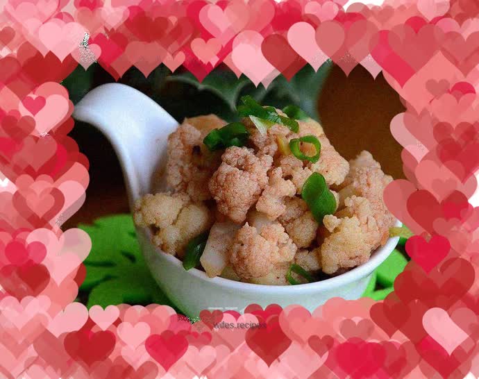 Fermented bean curd and cauliflower
