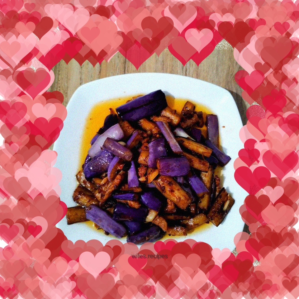 Braised eggplant
