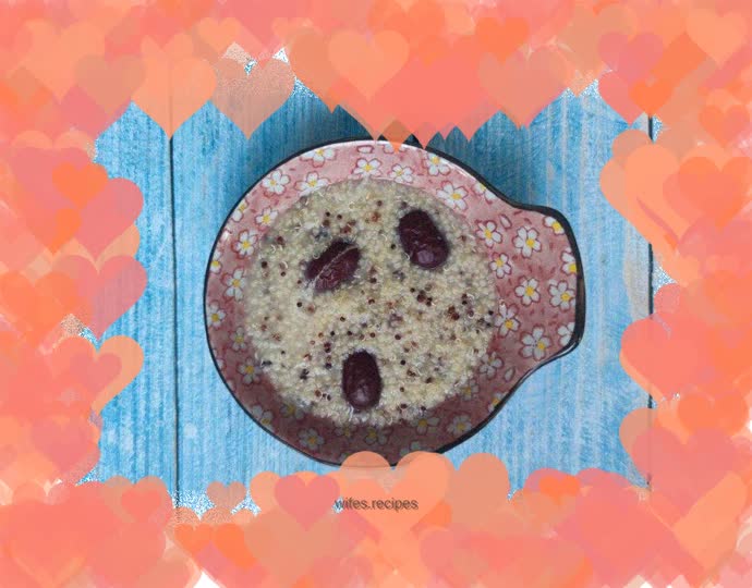 Quinoa, Millet and Red Date Porridge