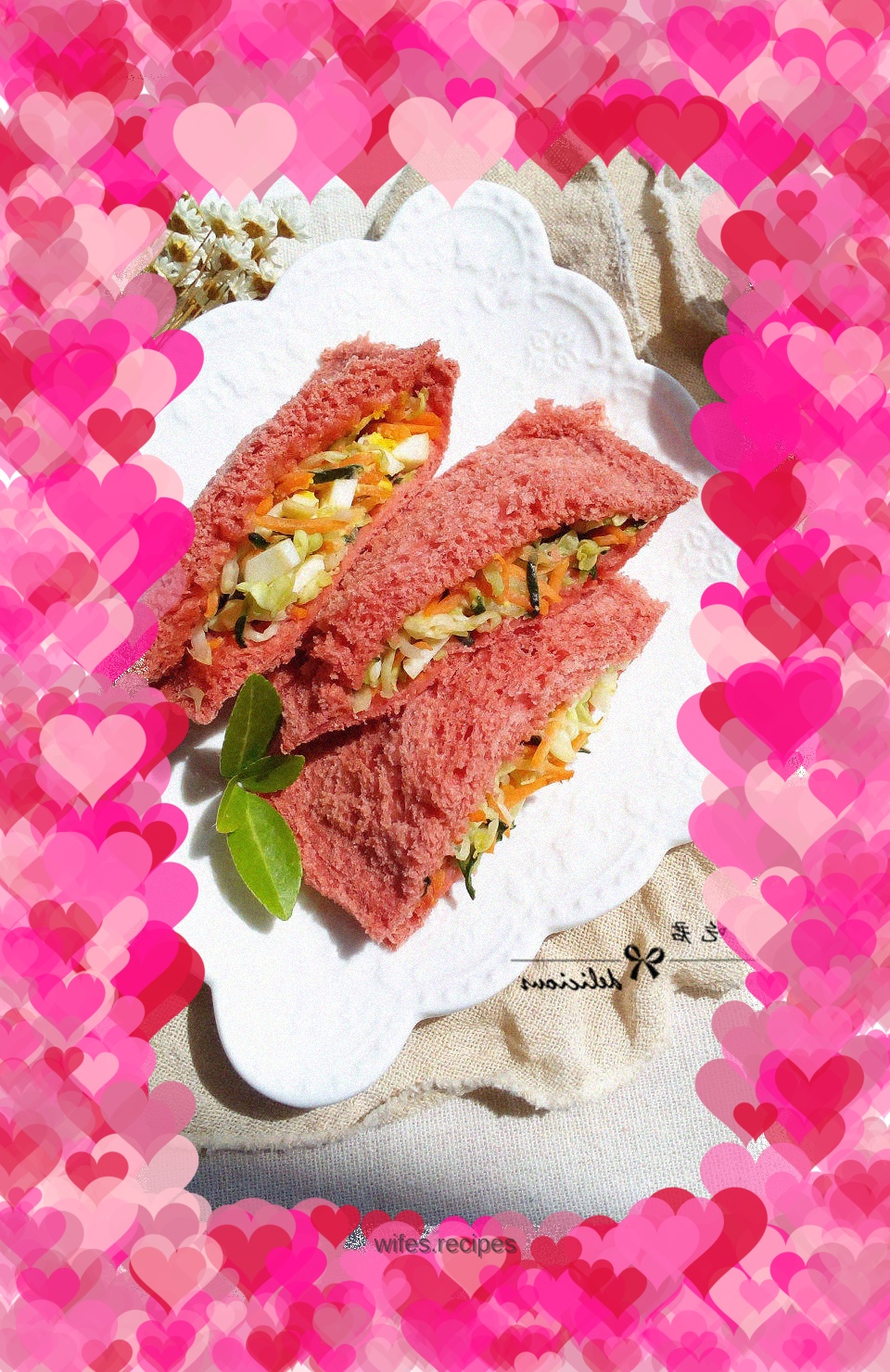 Pink Pocket Sandwich