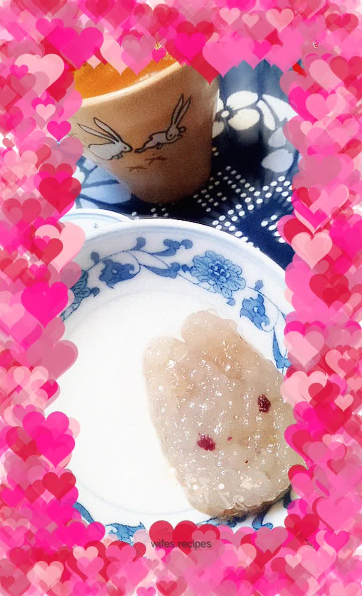 Transparent snowskin mooncakes without flour