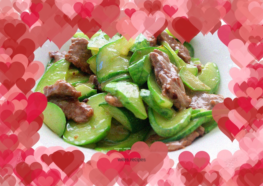 Cucumber beef