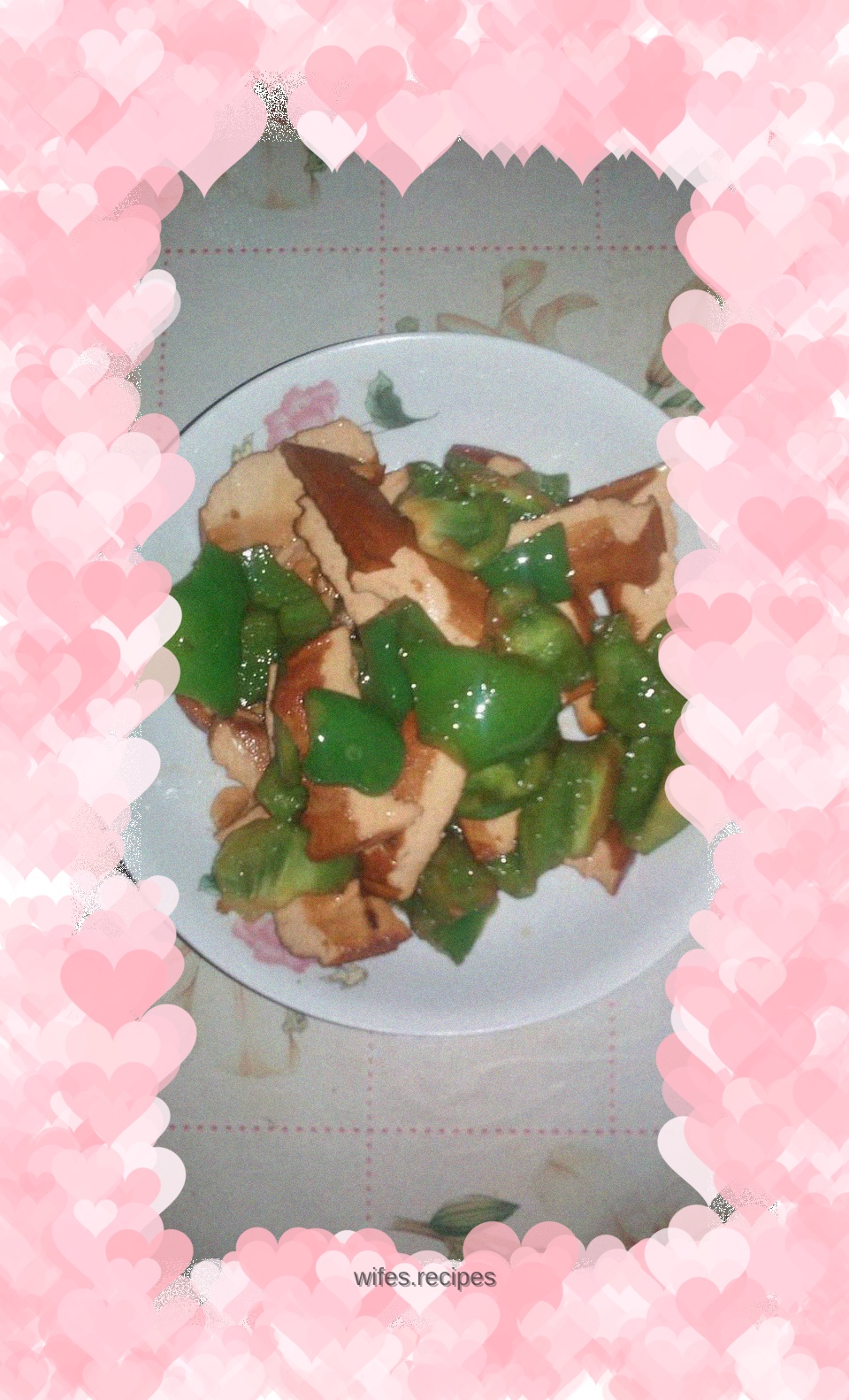 Fried dried tofu with chili pepper