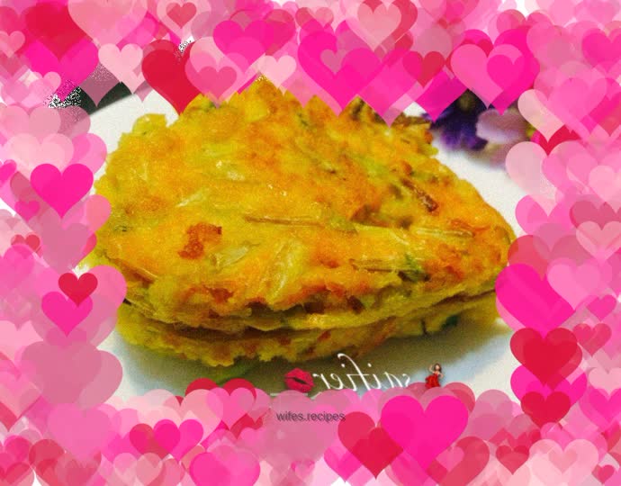 Nutritious Breakfast Carrot Egg Pancake