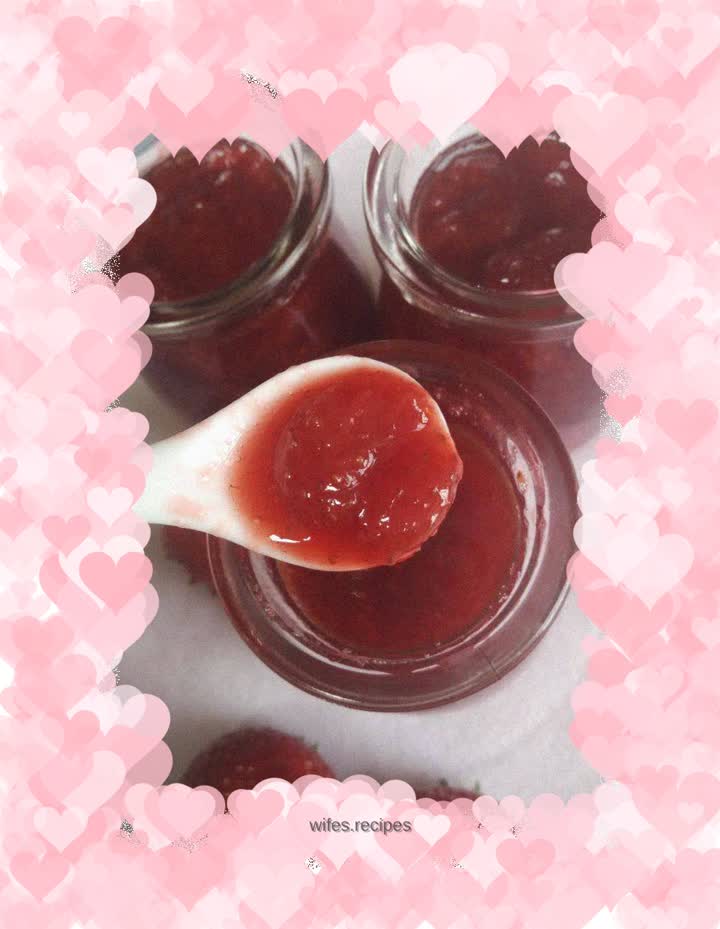 Homemade strawberry jam