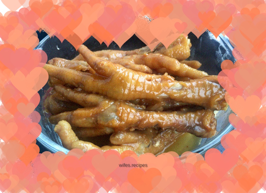 Roasted chicken feet