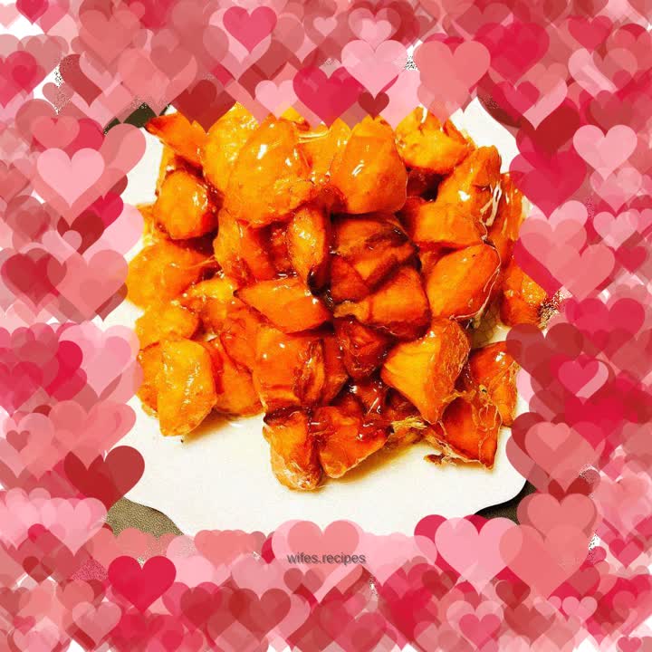 Shredded sweet potato