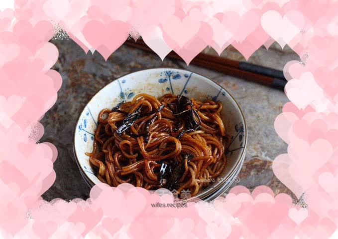 Scallion oil noodles
