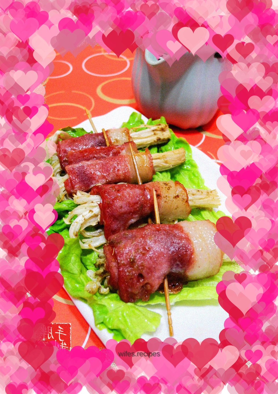 Bacon and Golden Needle Rolls