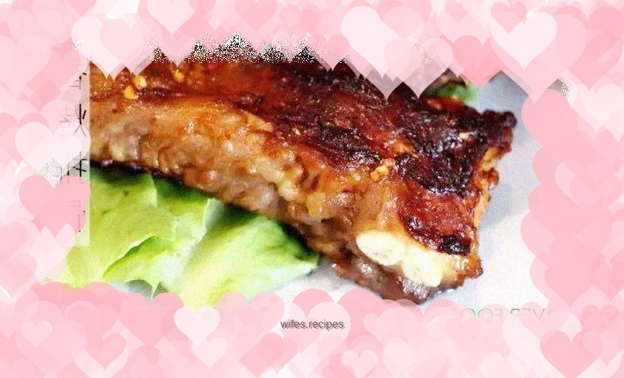 ---Grilled pork ribs